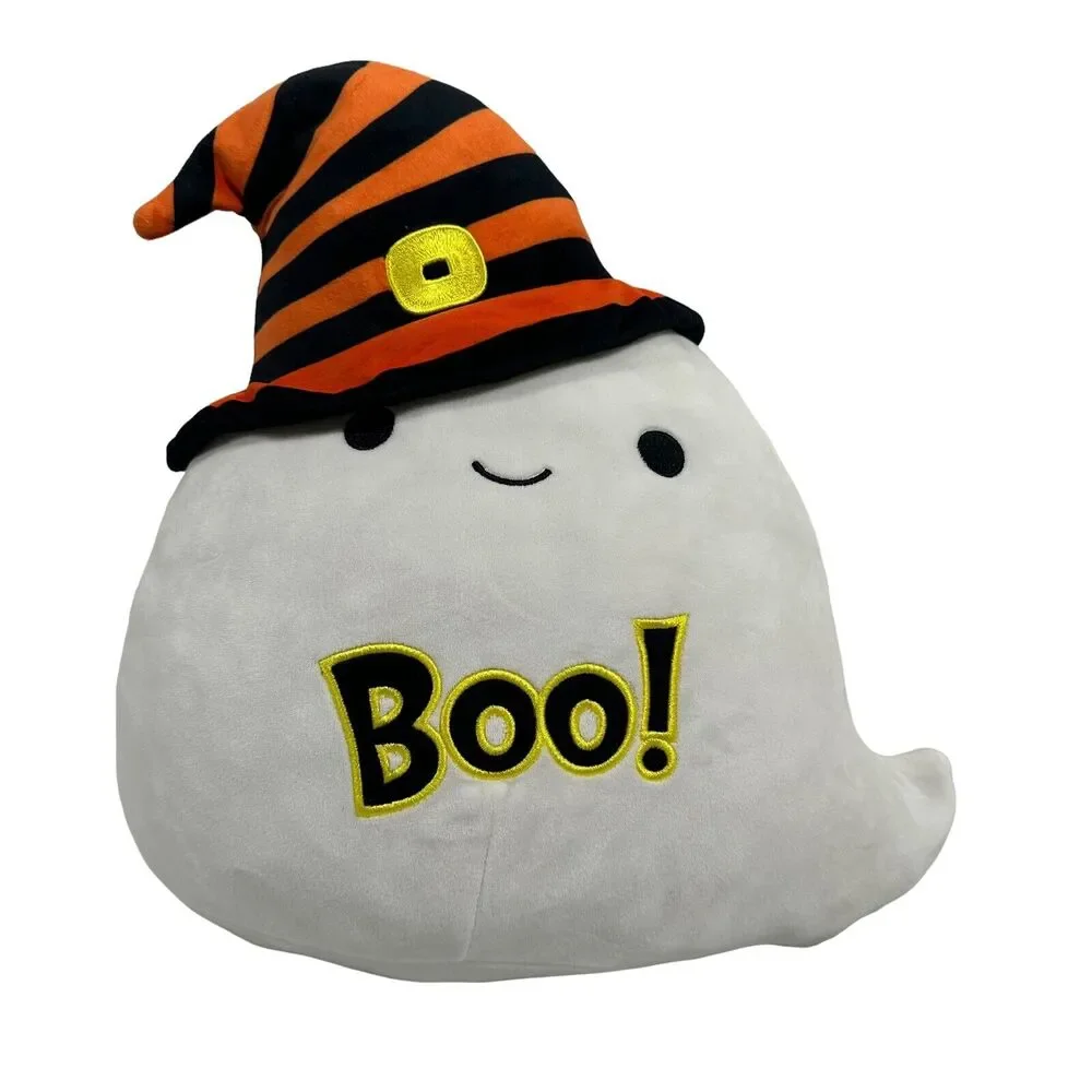 Squishmallows Official Halloween Grace the Ghost 16” Plush Toy Decor Pillow